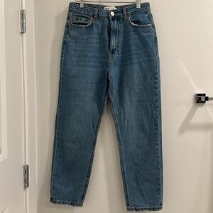 Zara mom jean size 8